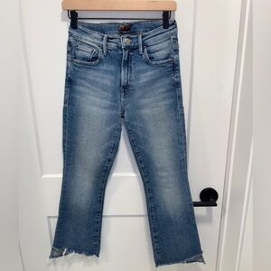 MOTHER Light Blue Flare Jeans
